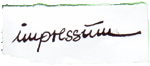 impressumschrift