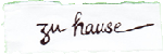 zuhauseschrift